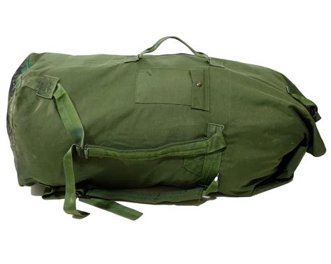 military army duffle bag.